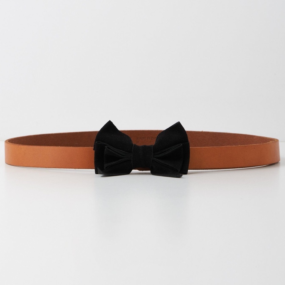 Suede Bow Belt by Anthropologie